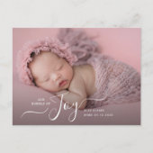 bekendmaking van de feestelijke feestdag briefkaart (Voorkant)