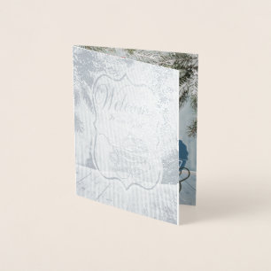 Bekendmaking van de Folie voor kerstmis en bedankt Folie Kaarten