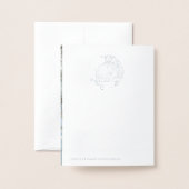 Bekendmaking van de Folie voor kerstmis en bedankt Kaarten (Met envelop)