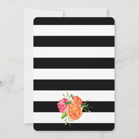 Bekendmaking van de geboorte van Bright Waterverf  Aankondiging (Achterkant)