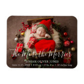 Bekendmaking van de geboorte van de kerstfeestdag  magneet (Horizontaal)