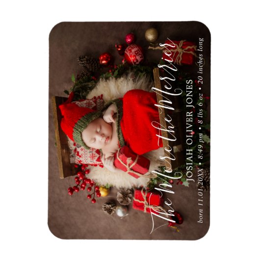 Bekendmaking van de geboorte van de kerstfeestdag  magneet (Verticaal)