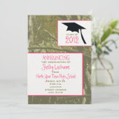 Bekendmaking van de graad Camo & Pink 2012 Kaart (Staand voorkant)