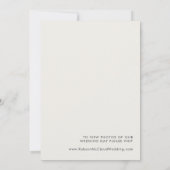 Bekendmaking van de groene en gouden donkere marin kaart (Achterkant)