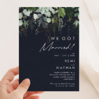 Bekendmaking van de groene en gouden donkere marin