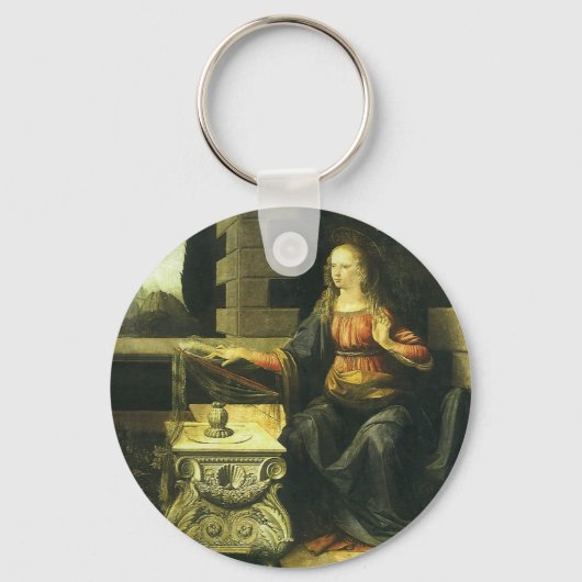 Bekendmaking van de Heer door Leonardo da Vinci Sleutelhanger (Achterkant)