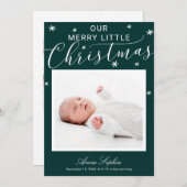 Bekendmaking van de kerstbeker van het script feestdagenkaart (Voorkant / Achterkant)