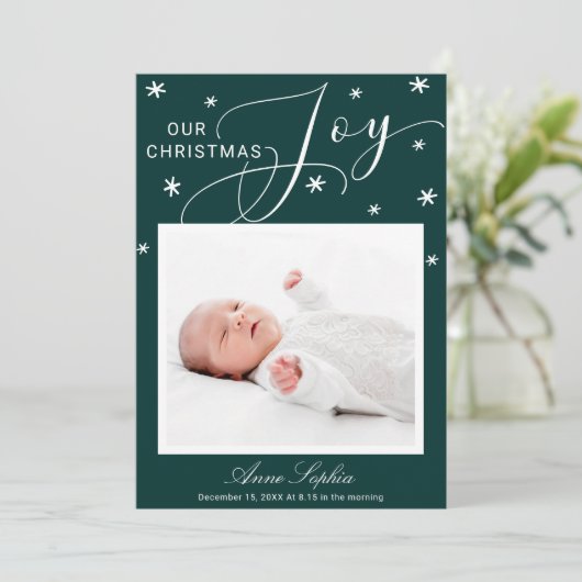 Bekendmaking van de kerstbeker van het script feestdagenkaart (Staand voorkant)