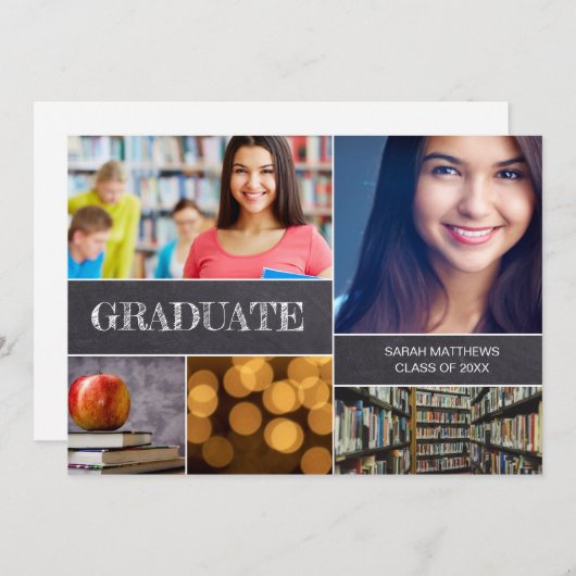 Bekendmaking van de Korting van het College Foto C Kaart (Voorkant / Achterkant)