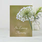 Bekendmaking van de Memorial Service van koningin  Kaart (Staand voorkant)