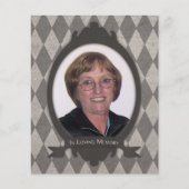 bekendmaking van de memoriale dienst (Voorkant)