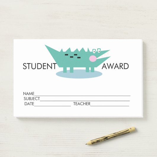 Bekendmaking van de prijs voor studenten post-it® notes (Op bureau)