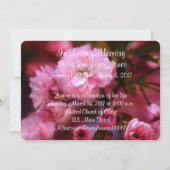 Bekendmaking van de roze Cherry Blossom Memorial S Kaart (Voorkant)