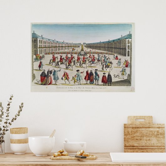 Bekendmaking van de vrede poster (Keuken)