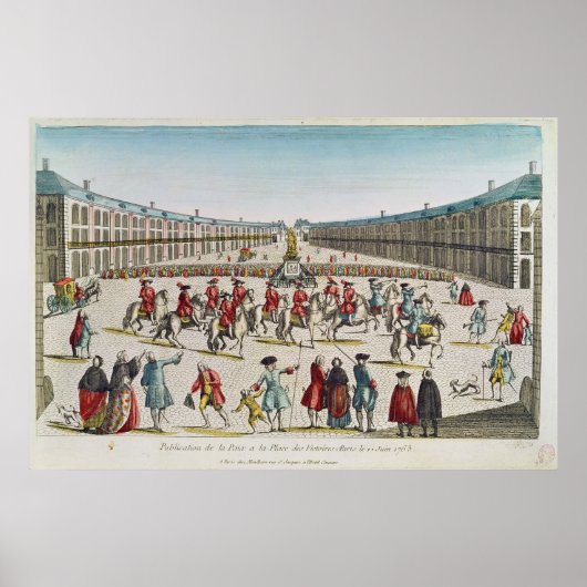 Bekendmaking van de vrede poster (Voorkant)