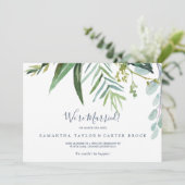 Bekendmaking van de zomerGreenery Elopement Aankondiging (Staand voorkant)