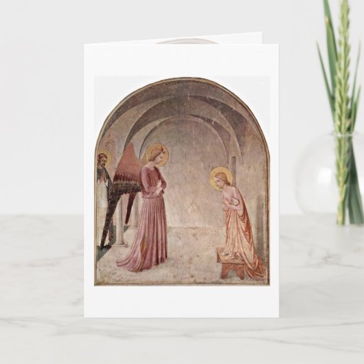 Bekendmaking van Fra Angelico aan St. Dominic Kaart (Voorkant)