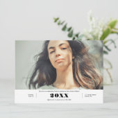 Bekendmaking van het Afstuderen Aankondiging (Staand voorkant)