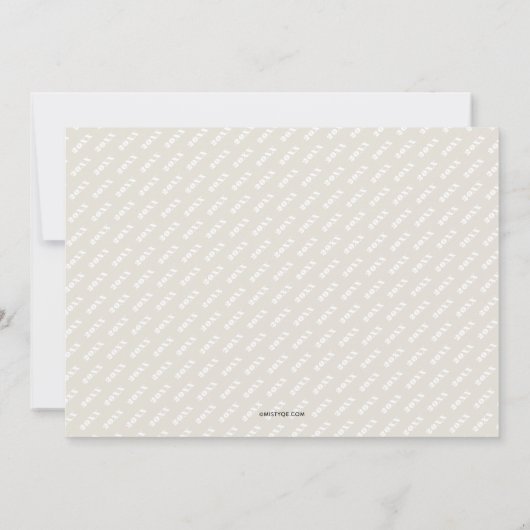 Bekendmaking van het Afstuderen Aankondiging (Achterkant)