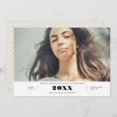 Bekendmaking van het Afstuderen Aankondiging (Voorkant / Achterkant)