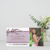 Bekendmaking van het Afstuderen Cherry Blossom (pa Aankondiging (Staand voorkant)