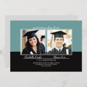 Bekendmaking van het Afstuderen Foto's Kaart (Voorkant / Achterkant)