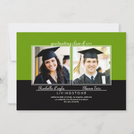 Bekendmaking van het Afstuderen Foto's Kaart