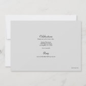 Bekendmaking van het Afstuderen Foto's Kaart (Achterkant)