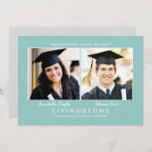 Bekendmaking van het Afstuderen Foto's Kaart (Voorkant / Achterkant)