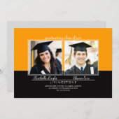 Bekendmaking van het Afstuderen Foto's Kaart (Voorkant / Achterkant)