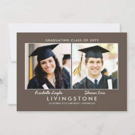 Bekendmaking van het Afstuderen Foto's Kaart