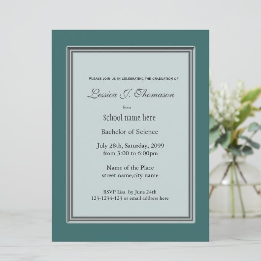 Bekendmaking van het afstuderen met hoge prestatie kaart (Staand voorkant)