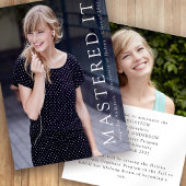 Bekendmaking van het Afstuderen op foto's Kaart