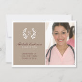 Bekendmaking van het Afstuderen University Brown & Aankondiging (Voorkant)