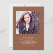 Bekendmaking van het Afstuderen van Brown Tan 2 (Achterkant)