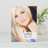 Bekendmaking van het Afstuderen van de Klassieke S Kaart (Staand voorkant)