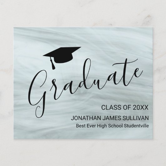 Bekendmaking van het Afstuderen van de moderne gri (Voorkant)