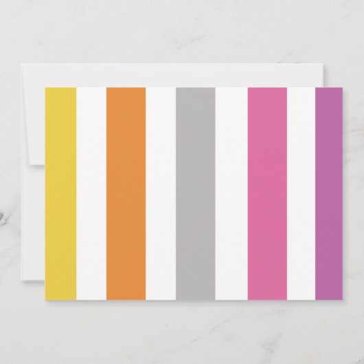 Bekendmaking van het Afstuderen van de Rainbow voo Aankondiging (Achterkant)