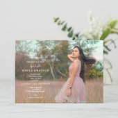 Bekendmaking van het Afstuderen van mishandelde In Aankondiging (Staand voorkant)