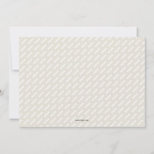 Bekendmaking van het Afstuderen van mishandelde In Aankondiging (Achterkant)