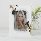 Bekendmaking van het Afstuderen van voorbijgaande Kaart (Staand voorkant)