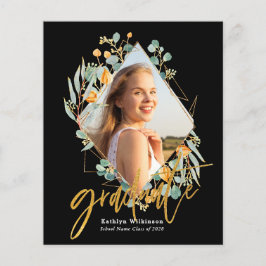 Bekendmaking van het BUDGET Gold Eucalyptus Geomet Flyer