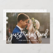 Bekendmaking van het geborstelde Charm Editable Co Bedankkaart (Voorkant / Achterkant)