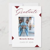 Bekendmaking van het hoogste Afstudeerder van het  Kaart (Voorkant)