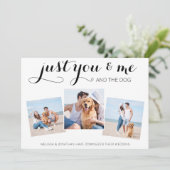 Bekendmaking van het huwelijk Micro Dog Wedding Save The Date (Staand voorkant)