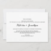 Bekendmaking van het huwelijk Micro Dog Wedding Save The Date (Achterkant)