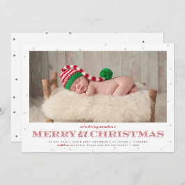 Bekendmaking van het kerstfeest van Merry Li Feestdagenkaart