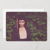 Bekendmaking van het klassieke Eenvoudige Afstuder Kaart (Voorkant / Achterkant)