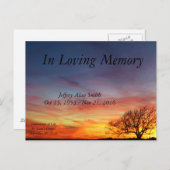 Bekendmaking van het leven aankondigingskaart (Voorkant / Achterkant)