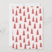 Bekendmaking van het Verloving met kerstkaart (Achterkant)